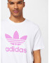 ADIDAS ORIGINALS Tricou mov închis / alb - Pled.ro