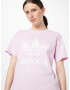 ADIDAS ORIGINALS Tricou 'Adicolor Classics Trefoil' mov pastel / alb - Pled.ro