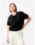 ADIDAS ORIGINALS Tricou 'Essentials+ Fluffy' negru / alb - Pled.ro