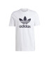 ADIDAS ORIGINALS Tricou 'Adicolor Classics Trefoil' negru / alb - Pled.ro