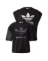 ADIDAS ORIGINALS Tricou 'Big Logo' negru / alb - Pled.ro