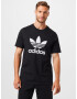 ADIDAS ORIGINALS Tricou 'Adicolor Classics Trefoil' negru / alb - Pled.ro