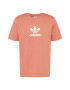 ADIDAS ORIGINALS Tricou 'Trefoil Series' portocaliu / alb - Pled.ro