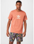 ADIDAS ORIGINALS Tricou 'Trefoil Series' portocaliu / alb - Pled.ro