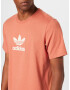 ADIDAS ORIGINALS Tricou 'Trefoil Series' portocaliu / alb - Pled.ro