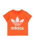 ADIDAS ORIGINALS Tricou portocaliu / alb - Pled.ro