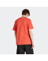 ADIDAS ORIGINALS Tricou 'Trefoil Essentials' portocaliu / alb - Pled.ro