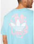 ADIDAS ORIGINALS Tricou 'Pride Rm Graphic' albastru deschis / roz / alb - Pled.ro