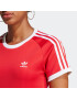 ADIDAS ORIGINALS Tricou 'Adicolor Classics 3-Stripes' roșu / alb - Pled.ro