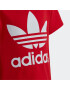 ADIDAS ORIGINALS Tricou 'Adicolor Trefoil' roșu / alb - Pled.ro