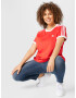 ADIDAS ORIGINALS Tricou 'Adicolor Classics 3-Stripes ' roșu / alb - Pled.ro