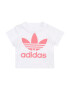 ADIDAS ORIGINALS Tricou roz / alb - Pled.ro