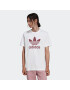 ADIDAS ORIGINALS Tricou roz pitaya / alb - Pled.ro