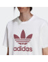 ADIDAS ORIGINALS Tricou roz pitaya / alb - Pled.ro