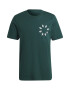 ADIDAS ORIGINALS Tricou 'Spinner' verde închis / alb - Pled.ro