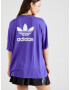 ADIDAS ORIGINALS Tricou supradimensional 'TREFOIL' albastru violet / alb - Pled.ro