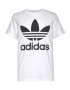 ADIDAS ORIGINALS Tricou 'Trefoil' negru / alb - Pled.ro