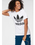 ADIDAS ORIGINALS Tricou 'Trefoil' negru / alb - Pled.ro