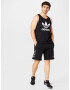 ADIDAS ORIGINALS Tricou 'TREFOIL' negru / alb - Pled.ro