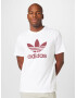 ADIDAS ORIGINALS Tricou 'Adicolor Classics Trefoil' roșu bordeaux / alb - Pled.ro