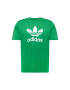 ADIDAS ORIGINALS Tricou 'Adicolor Classics Trefoil' verde / alb - Pled.ro