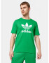 ADIDAS ORIGINALS Tricou 'Adicolor Classics Trefoil' verde / alb - Pled.ro