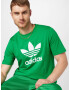 ADIDAS ORIGINALS Tricou 'Adicolor Classics Trefoil' verde / alb - Pled.ro