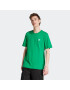 ADIDAS ORIGINALS Tricou 'Trefoil Essentials' verde / alb - Pled.ro