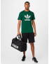 ADIDAS ORIGINALS Tricou 'Adicolor Classics Trefoil' verde închis / alb - Pled.ro