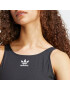 ADIDAS ORIGINALS Costum de baie întreg 'Adicolor Rib' negru / alb - Pled.ro