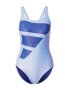 ADIDAS PERFORMANCE Costum de baie sport 'Big Bars Graphic' albastru / albastru deschis / alb - Pled.ro