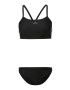 ADIDAS SPORTSWEAR Costum de baie sport '3-Stripes' negru / alb - Pled.ro