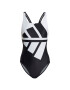 ADIDAS PERFORMANCE Costum de baie sport 'Logo Graphic' negru / alb - Pled.ro