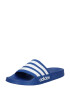 ADIDAS SPORTSWEAR Flip-flops 'Adilette Shower' albastru / alb - Pled.ro