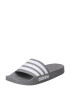 ADIDAS SPORTSWEAR Flip-flops 'Adilette Shower' gri închis / alb - Pled.ro