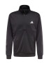 ADIDAS PERFORMANCE Hanorac sport negru / alb - Pled.ro