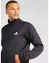 ADIDAS PERFORMANCE Hanorac sport negru / alb - Pled.ro