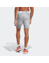 ADIDAS PERFORMANCE Pantaloni sport 'Adizero Saturday' gri / alb - Pled.ro