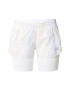 ADIDAS PERFORMANCE Pantaloni sport 'Run Fast 2-In-1' bej / albastru deschis / gri argintiu / alb - Pled.ro