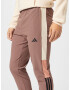 ADIDAS PERFORMANCE Pantaloni sport 'Colorblock 3-Stripes' bej / maro deschis / portocaliu deschis / negru - Pled.ro