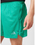 ADIDAS PERFORMANCE Pantaloni sport 'Workout Pu Print' gri argintiu / verde - Pled.ro