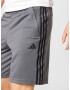 ADIDAS PERFORMANCE Pantaloni sport 'Train Essentials Piqué 3-Stripes' gri grafit / negru - Pled.ro