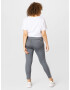 ADIDAS SPORTSWEAR Pantaloni sport 'Designed To Move High-Rise 3-Stripes ' gri închis / alb - Pled.ro