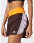 ADIDAS SPORTSWEAR Pantaloni sport maro închis / mov liliachiu / portocaliu deschis / alb - Pled.ro