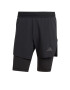 ADIDAS PERFORMANCE Pantaloni sport 'Heat.Rdy Hiit Elevated 2-In-1' negru - Pled.ro