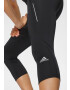 ADIDAS SPORTSWEAR Pantaloni sport 'Own The Run 3/4' negru / alb - Pled.ro