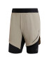 ADIDAS PERFORMANCE Pantaloni sport 'Heat.Rdy Hiit 2-In-1 ' negru / argintiu - Pled.ro