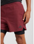 ADIDAS PERFORMANCE Pantaloni sport 'Power Workout' roșu bordeaux / negru - Pled.ro