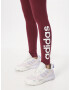 ADIDAS SPORTSWEAR Leggings 'Essentials' roșu merlot / alb - Pled.ro