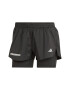 ADIDAS PERFORMANCE Pantaloni sport 'Ultimate Two-In-One' gri deschis / negru / alb - Pled.ro